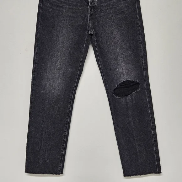 LEVI"S WEDGIE STRAIGHT DISTRESSED JEANS WOMEN'S SIZE 27 - Picture 6 of 8